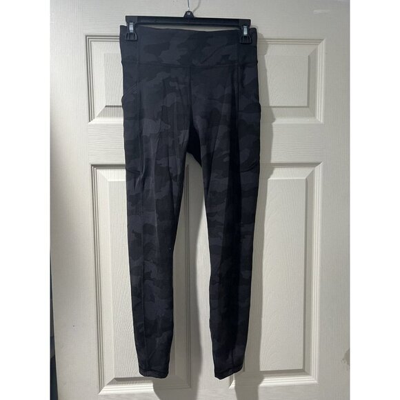 Lululemon Women Invigorate High-Rise Tight Black Blue Size 6 - Picture 3 of 11